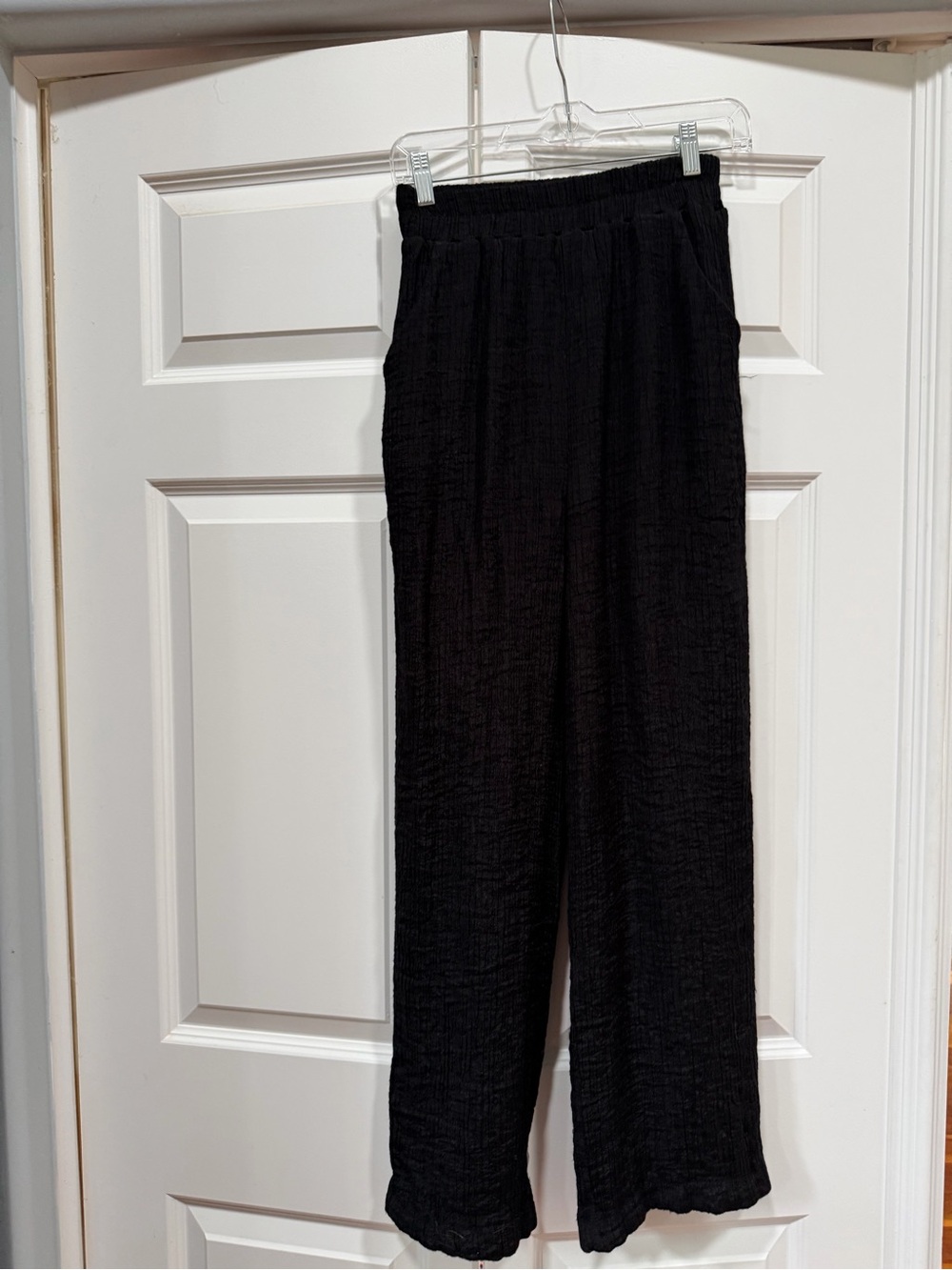 Wide Leg Pants in Black Like New